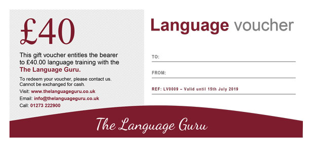 The Language Guru Voucher